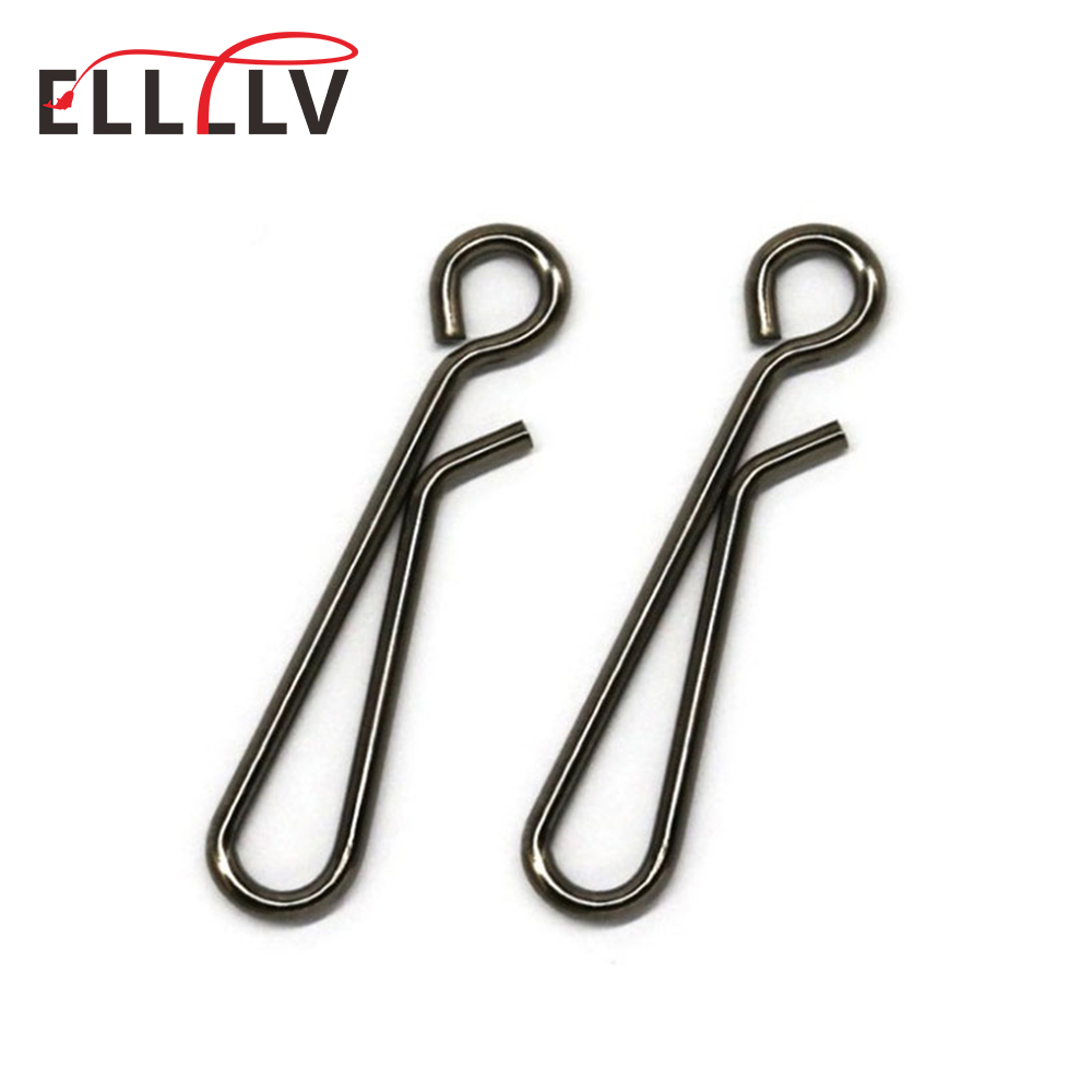 Fishing Equipment Carp - 100 ชิ้นตกปลาน้ําเค็มสแตนเลสเปิดตา Hangling Snap Quick Change