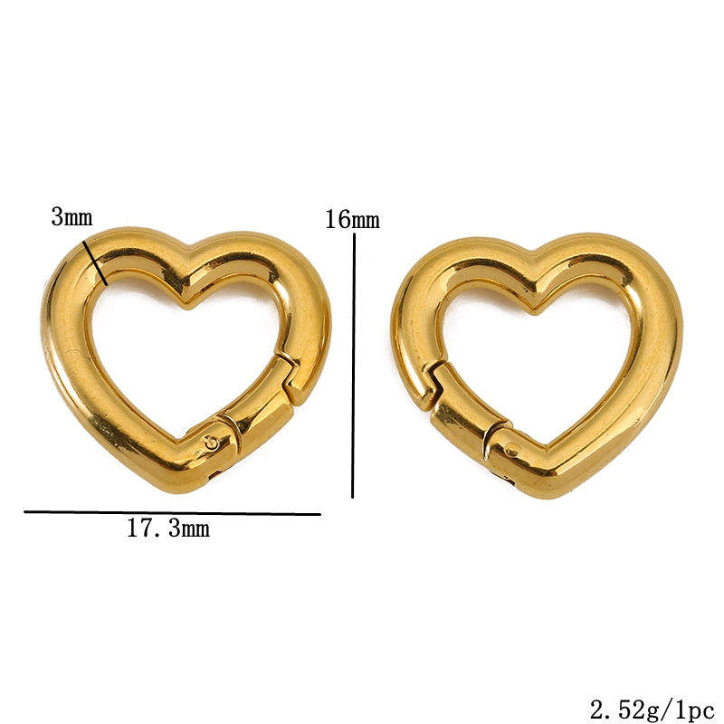 ตัวล็อกสแตนเลส 2 ชิ้น รูปหัวใจ - Circle Hook Set บทวิจารณ์และราคา