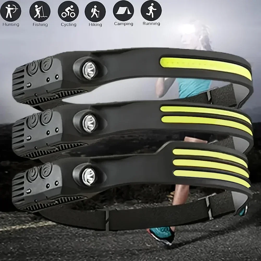 ไฟหน้าแบบเซ็นเซอร์ LED แบตเตอร - Fishing Headlamp บทวิจารณ์และราคา