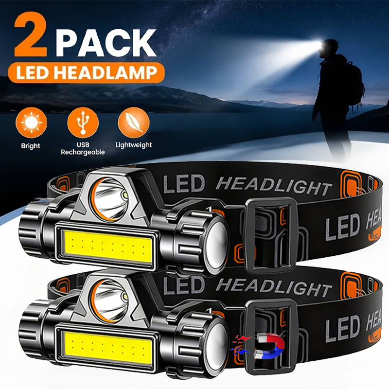ไฟหน้า LED สว่างพิเศษแบบชาร์จไ - Fishing Headlamp บทวิจารณ์และราคา