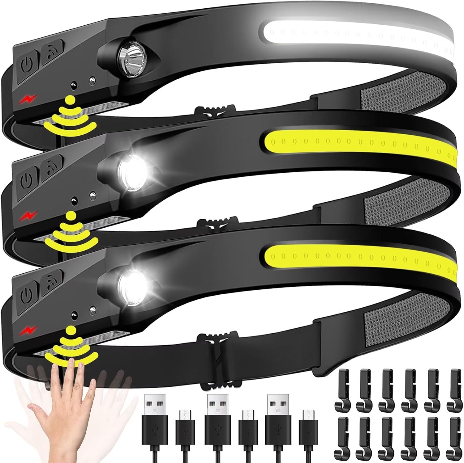 ไฟหน้าแบบเซนเซอร์ ไฟฉาย LED ไฟ - Fishing Headlamp บทวิจารณ์และราคา