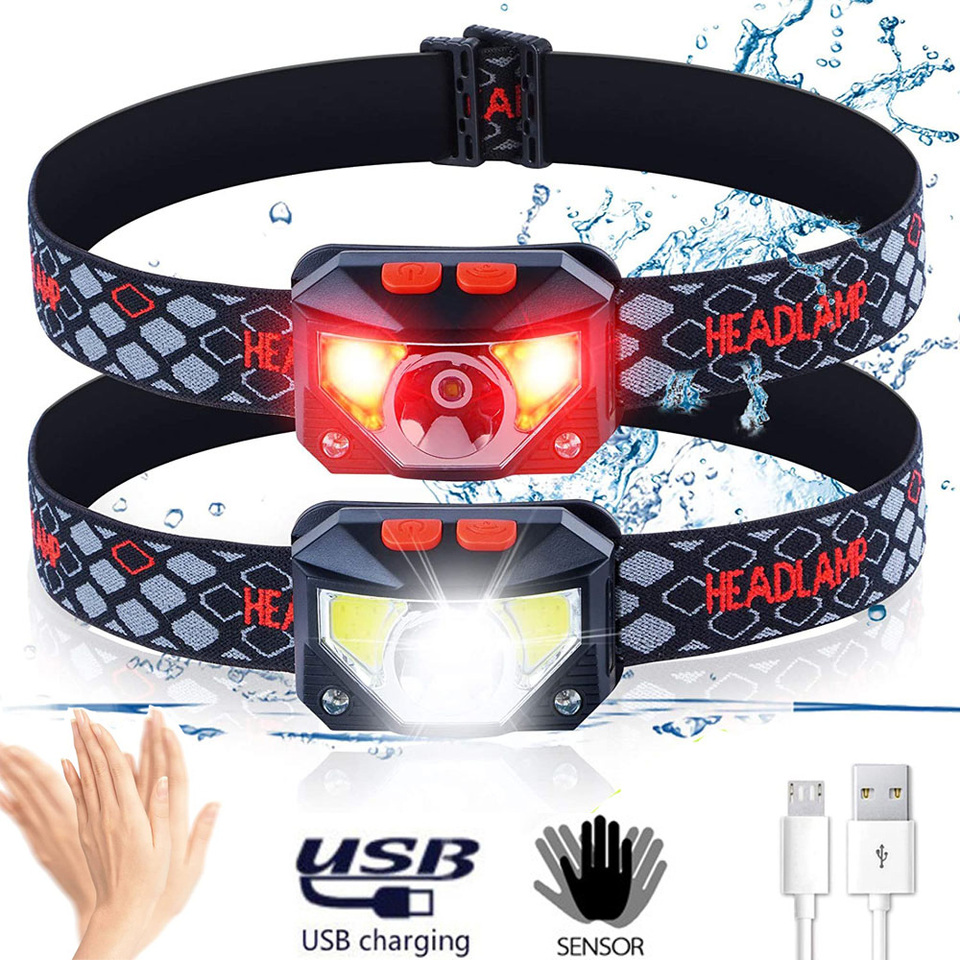 ไฟหน้า LED 8 โหมด พร้อมเซ็นเซอ - Fishing Headlamp บทวิจารณ์และราคา